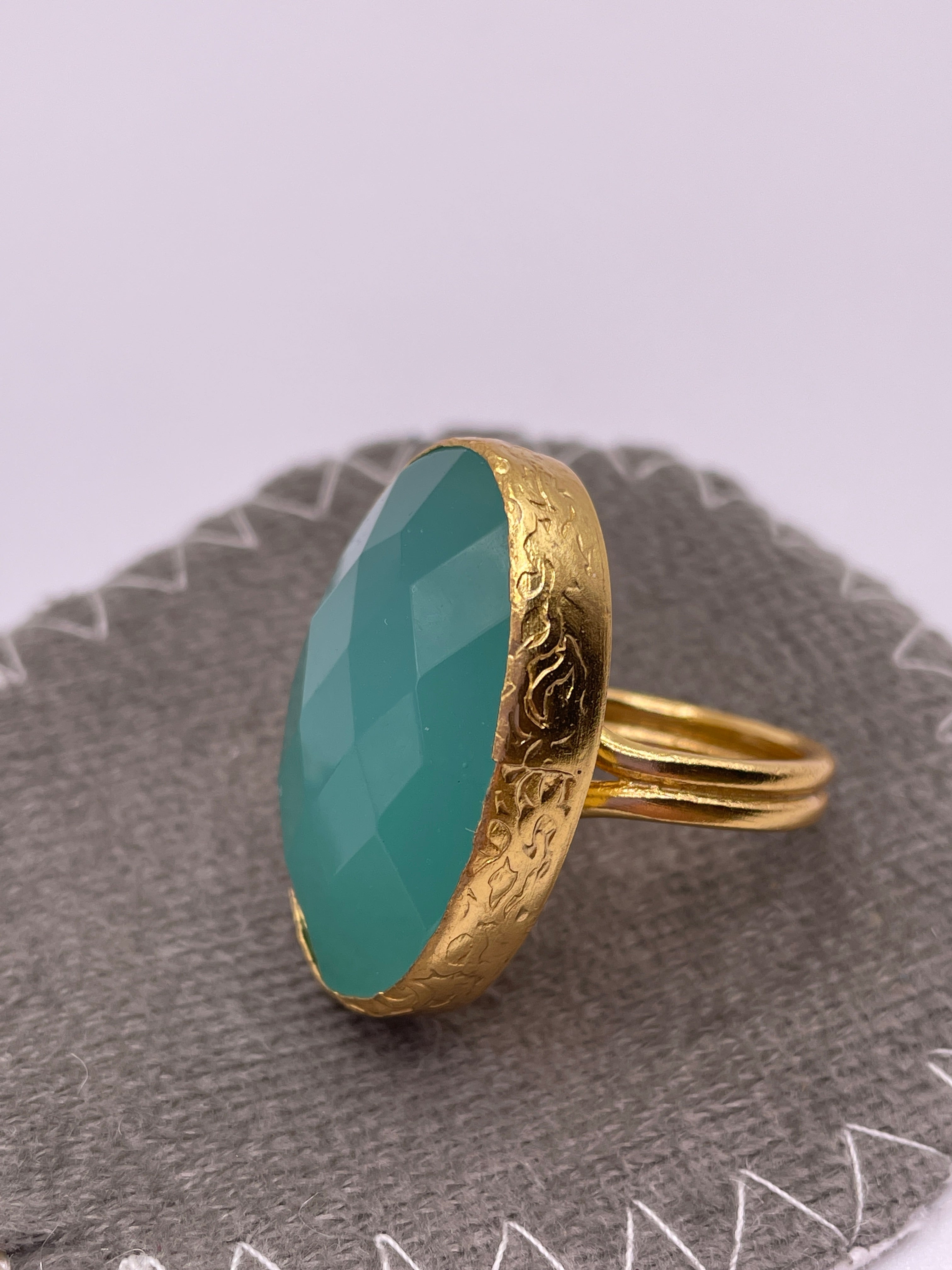 Large Oval Cocktail Ring