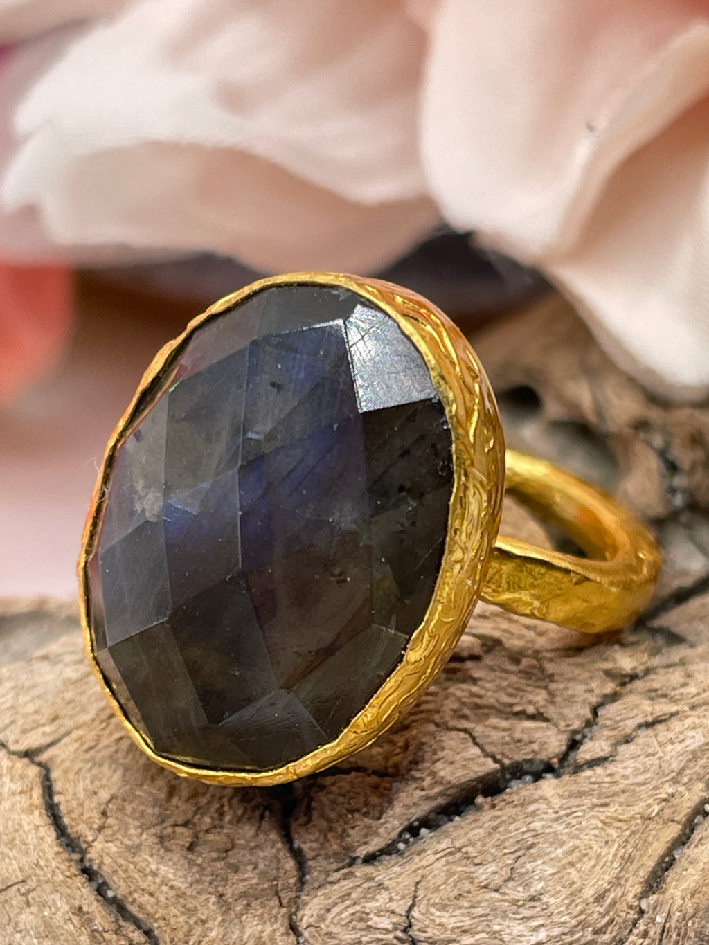 Small Oval Stone Ring