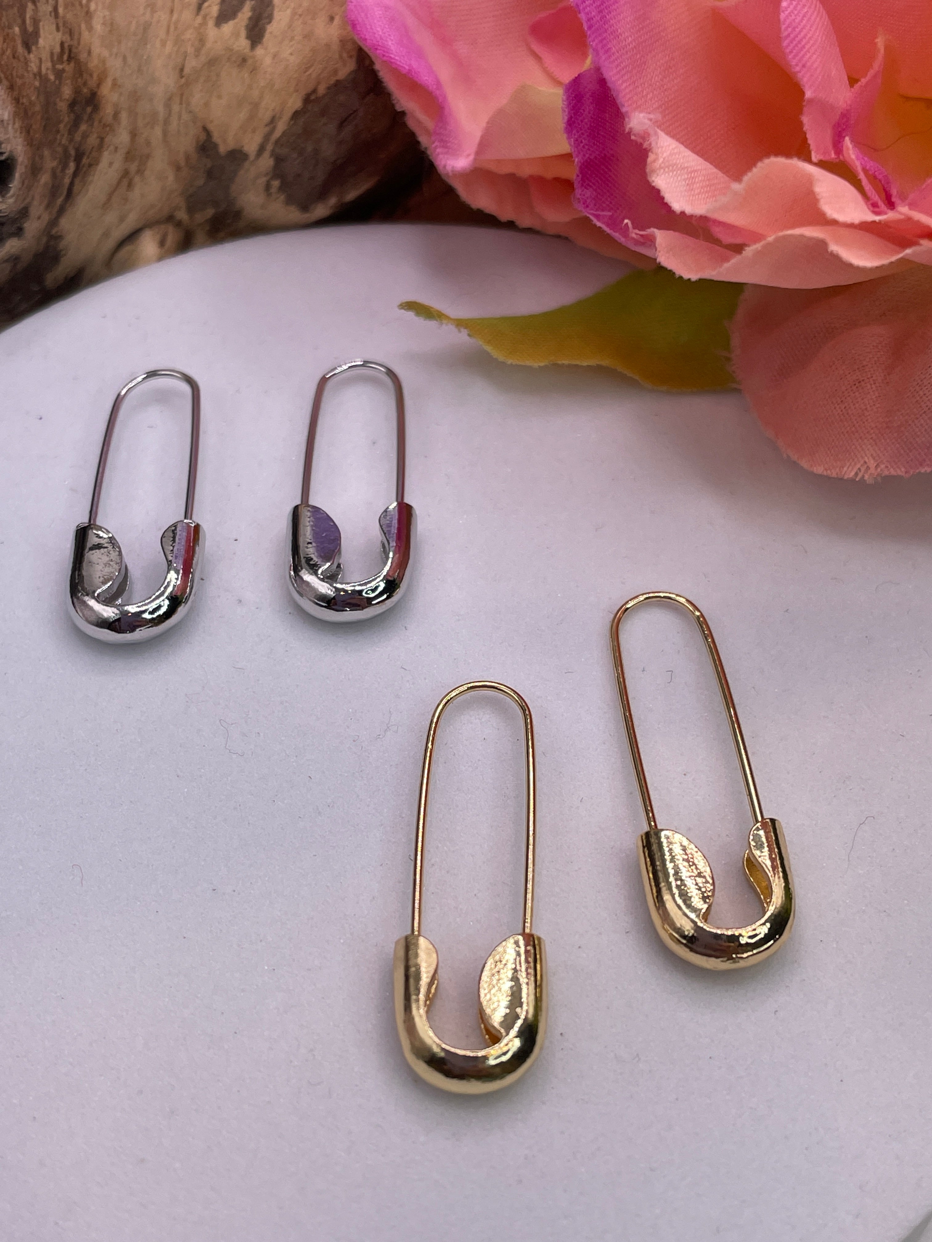 Safety Pin Earrings