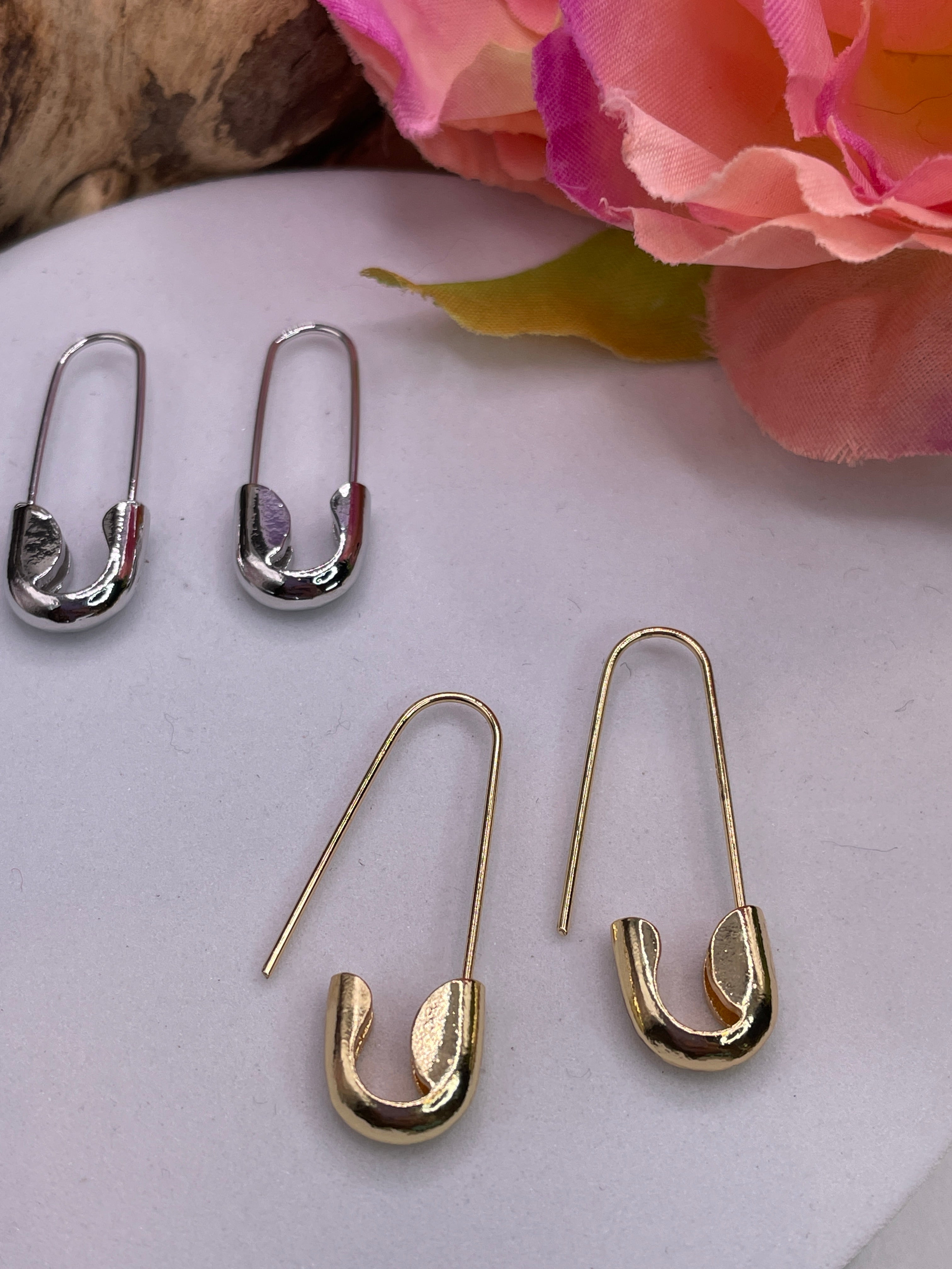 Safety Pin Earrings