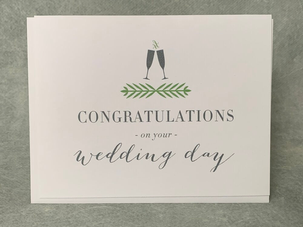 Congrats on your wedding day! - One Strange Bird