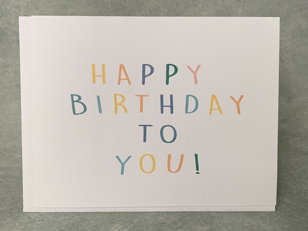 Happy Birthday to You! - One Strange Bird