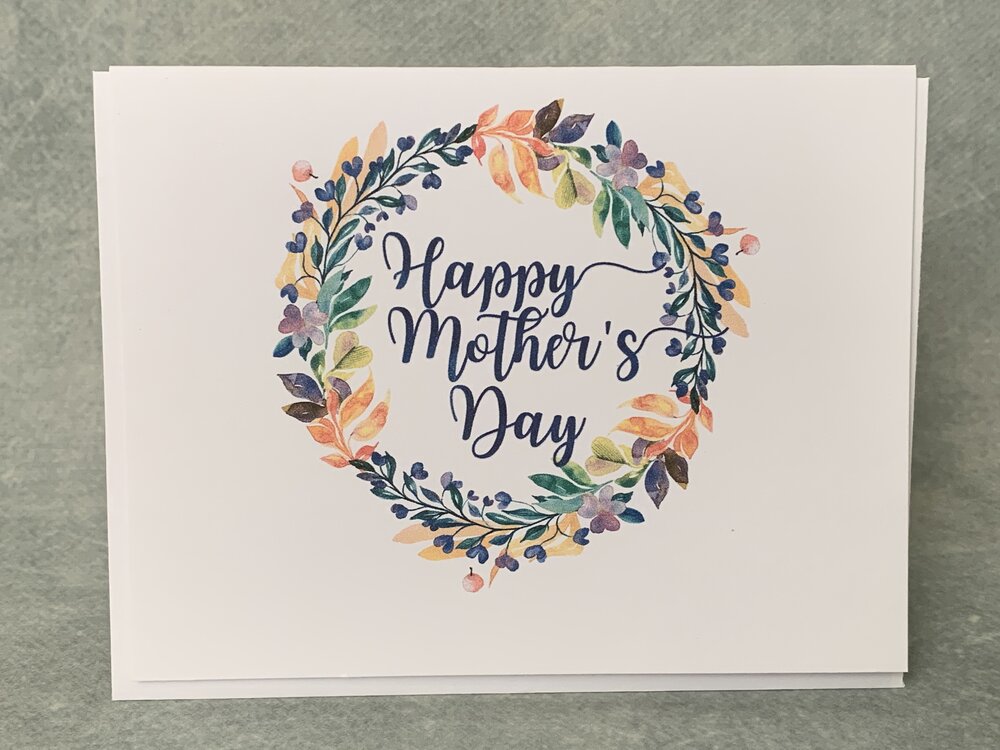 Mother's Day Floral Wreath - One Strange Bird