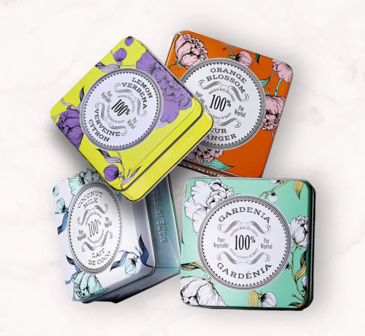 La Chatelaine travel soap tins