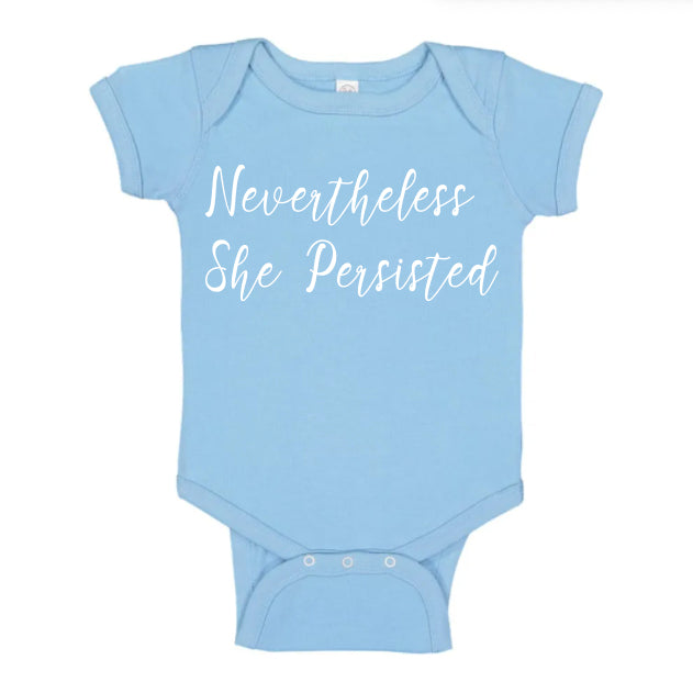 Nevertheless She Persisted Onesie - One Strange Bird