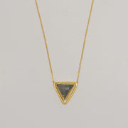Triangle Stone Necklace - One Strange Bird