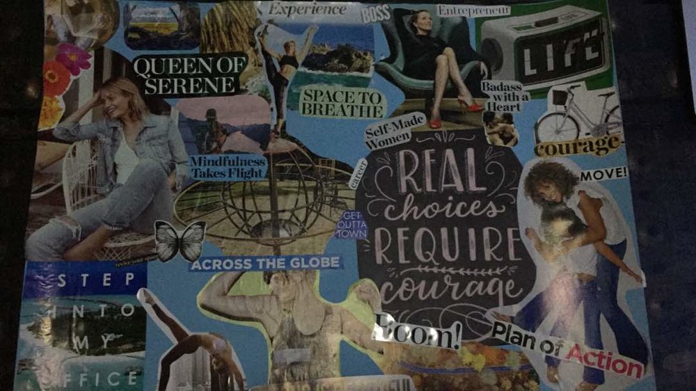 Vision Board - Manifest 2019- January 11th - One Strange Bird