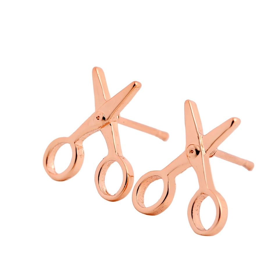 Tiny Scissor Earrings - One Strange Bird