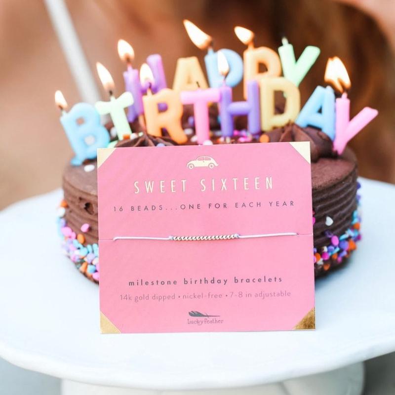 LUCKY FEATHER MILESTONE BIRTHDAY BRACELETS - One Strange Bird
