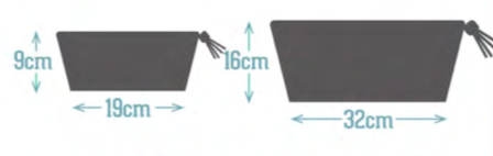 Neema Fabric Washbags - One Strange Bird