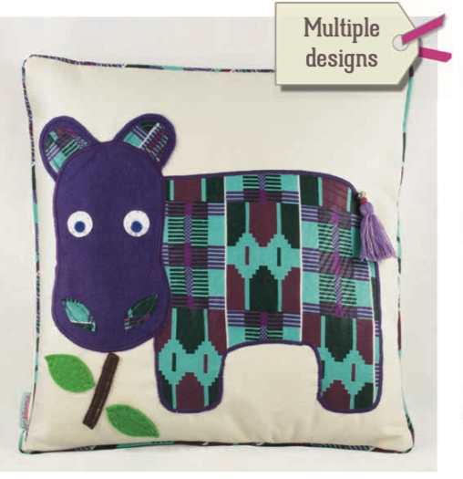 Elephant Cushion: Handmade and Fair Trade - One Strange Bird