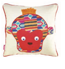 Elephant Cushion: Handmade and Fair Trade - One Strange Bird