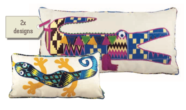 Elephant Cushion: Handmade and Fair Trade - One Strange Bird
