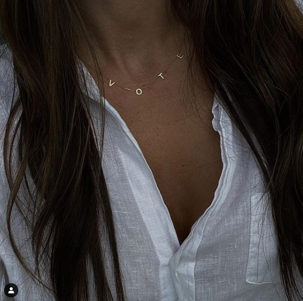 VOTE necklace - One Strange Bird