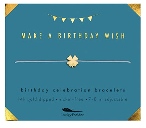 BIRTHDAY CELEBRATION BRACELET - GOLD - BIRTHDAY WISH - One Strange Bird