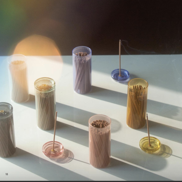 Haze Milky Glass Jar Incense Sticks - One Strange Bird