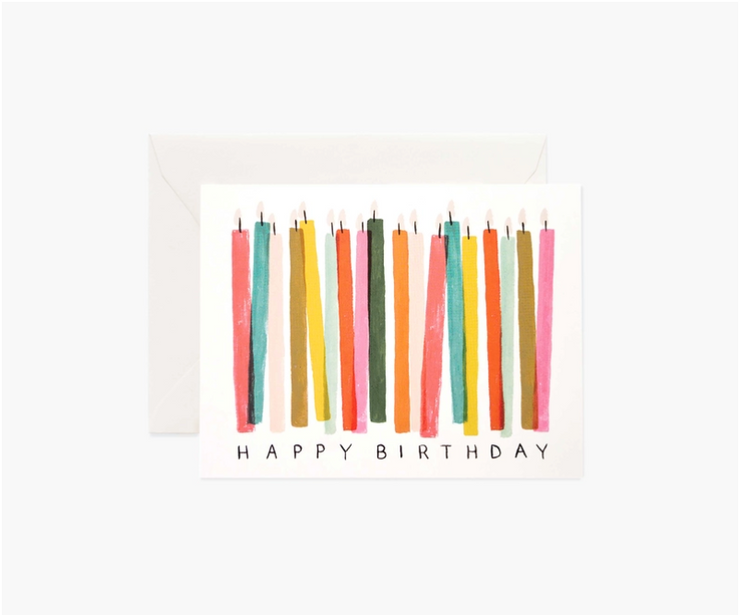 Birthday Candles Card - One Strange Bird