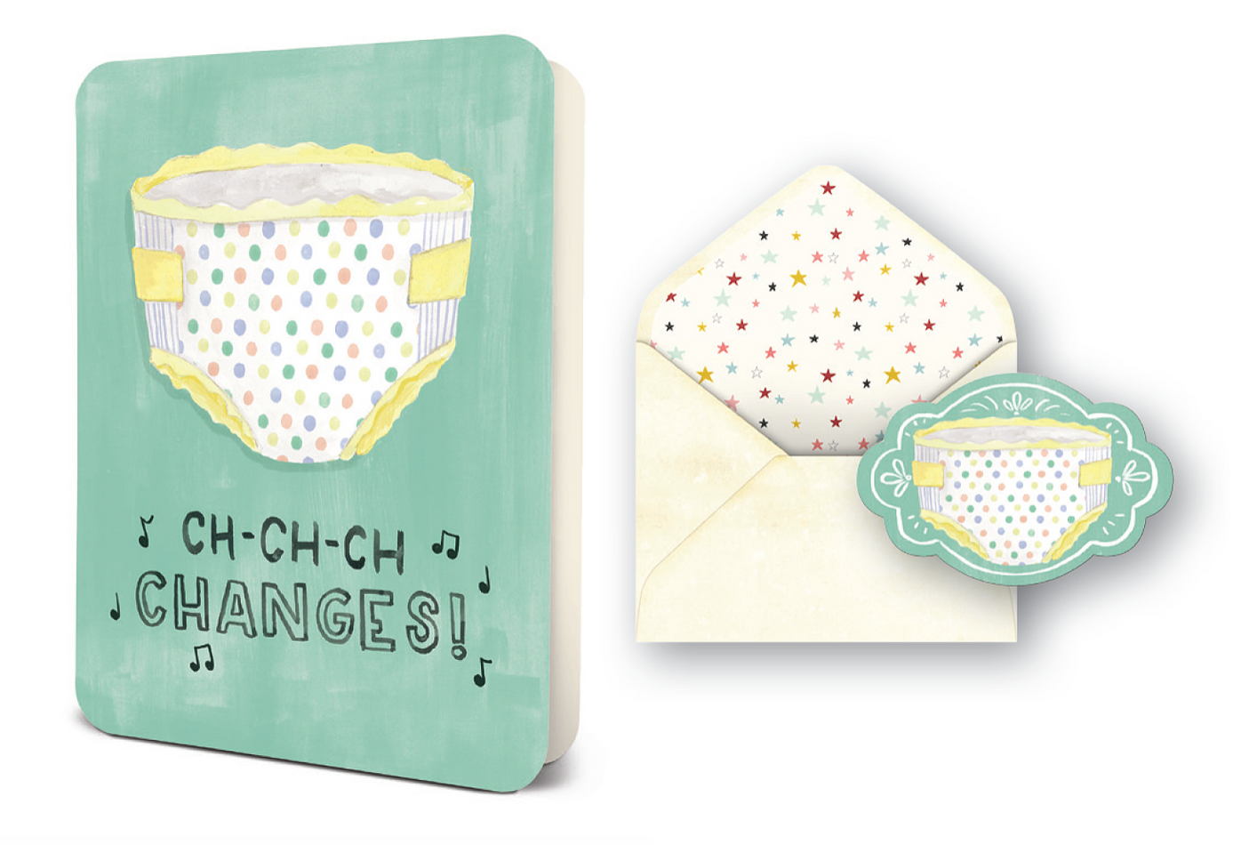 Ch-Ch-Ch Changes - Greeting Card - One Strange Bird
