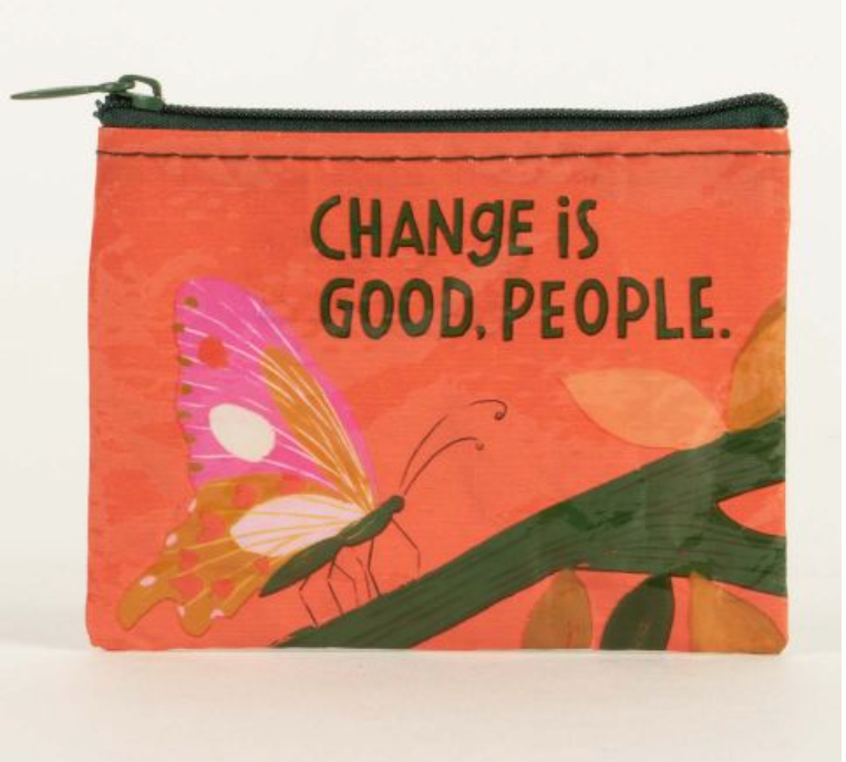 Blue Q Coin Purses - One Strange Bird