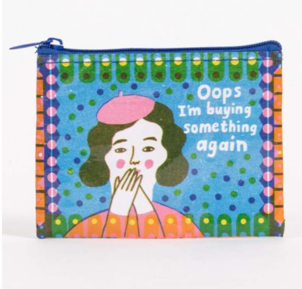 Blue Q Coin Purses - One Strange Bird