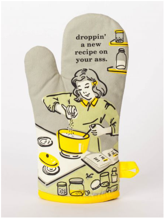 Humor Oven Mitts - One Strange Bird