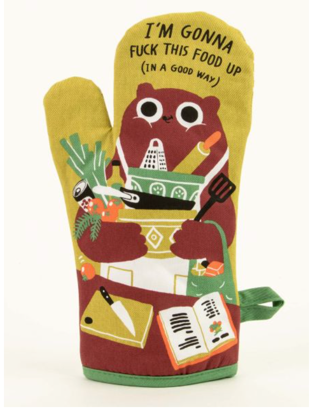 Humor Oven Mitts - One Strange Bird