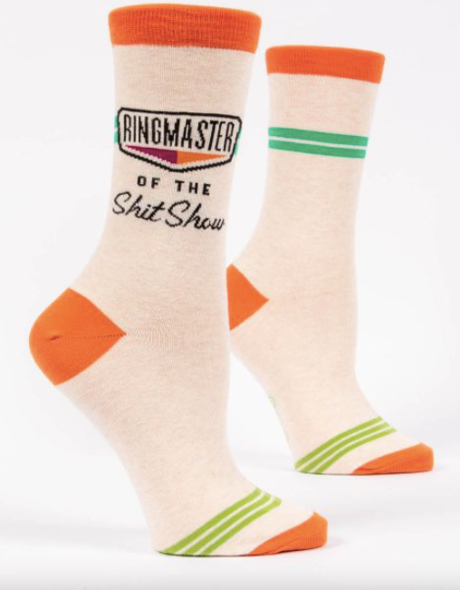 RINGMASTER OF THE SH*T SHOW W-CREW SOCKS - One Strange Bird