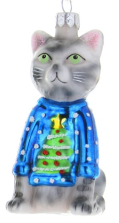 Festive Kitty - Ornament