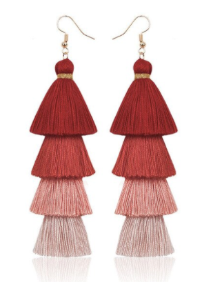 Fringe Earrings - One Strange Bird