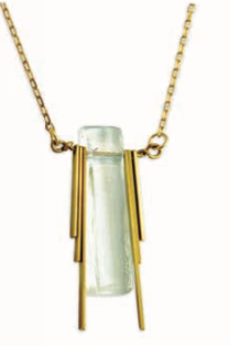 Fused Glass Bead Jewelry - 1 bead - One Strange Bird