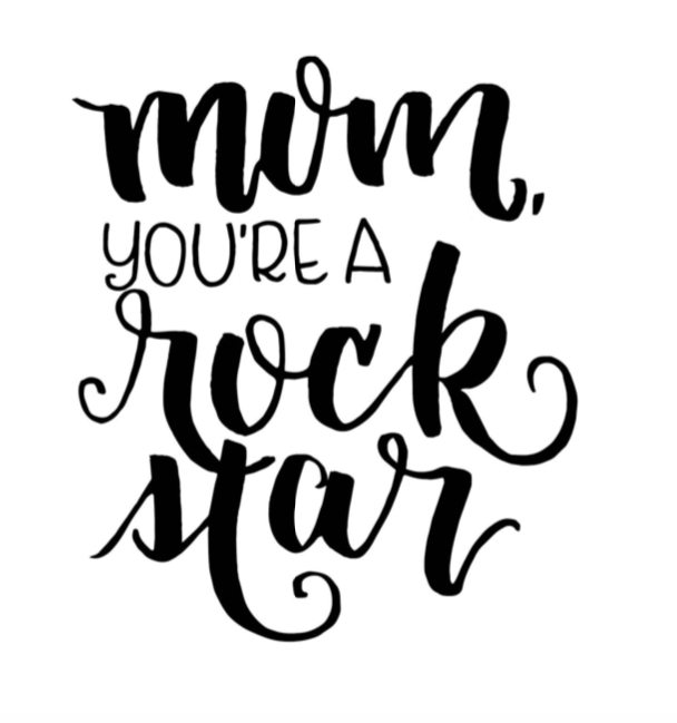 Mom you're a rock star - One Strange Bird