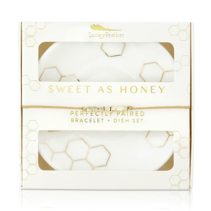 Sweet as Honey - Bracelet + Dish Set - One Strange Bird