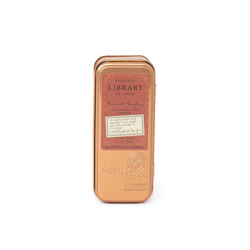 LIBRARY TWO WICK TRAVEL TIN Candles