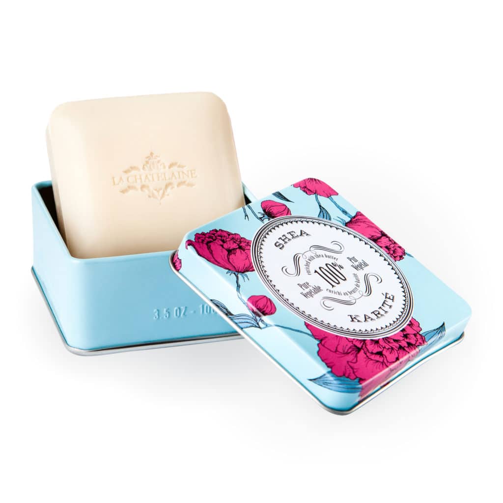 La Chatelaine travel soap tins