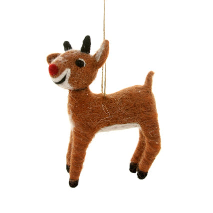 Rudolph the Rednosed Reindeer- Ornament - One Strange Bird