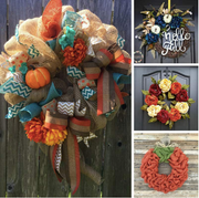 Fall Wreath Making- Nov 15th 6:30-8:30 - One Strange Bird
