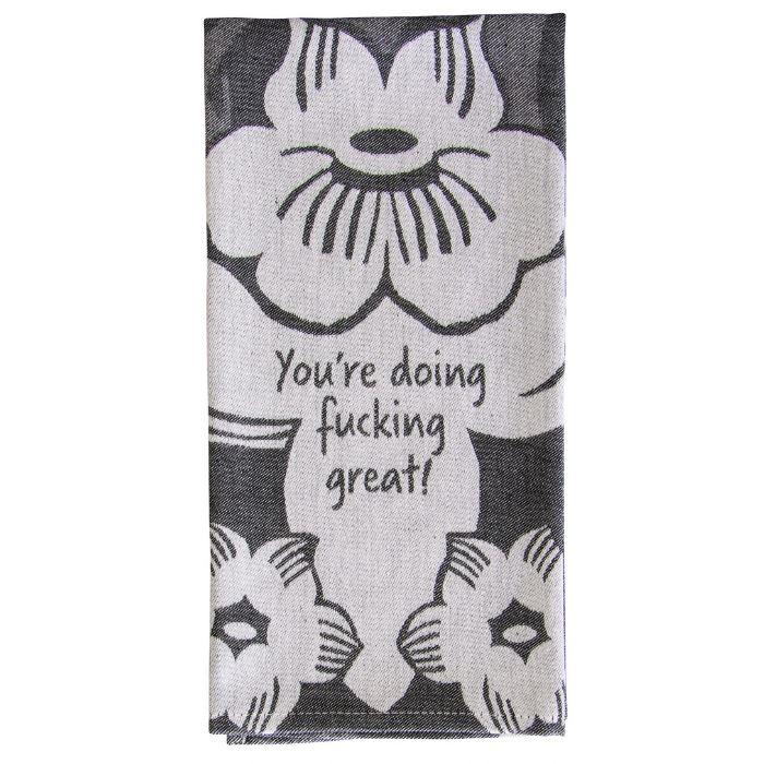 Humor Dish Towels - One Strange Bird