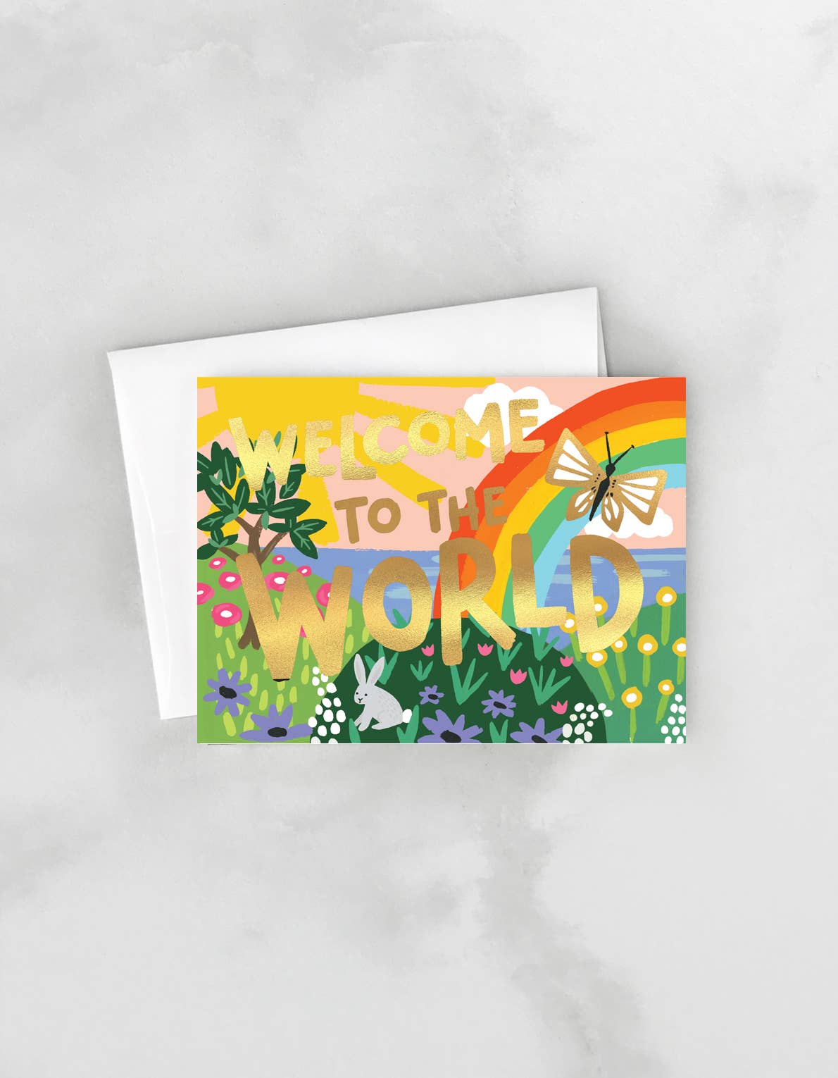 Welcome To The World Card - One Strange Bird