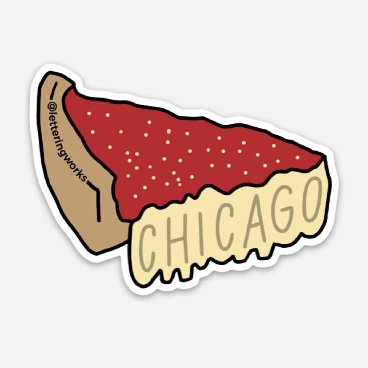 Chicago Pizza Sticker