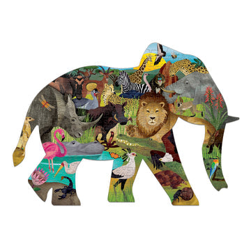 African Safari 300 Piece Shaped Puzzle