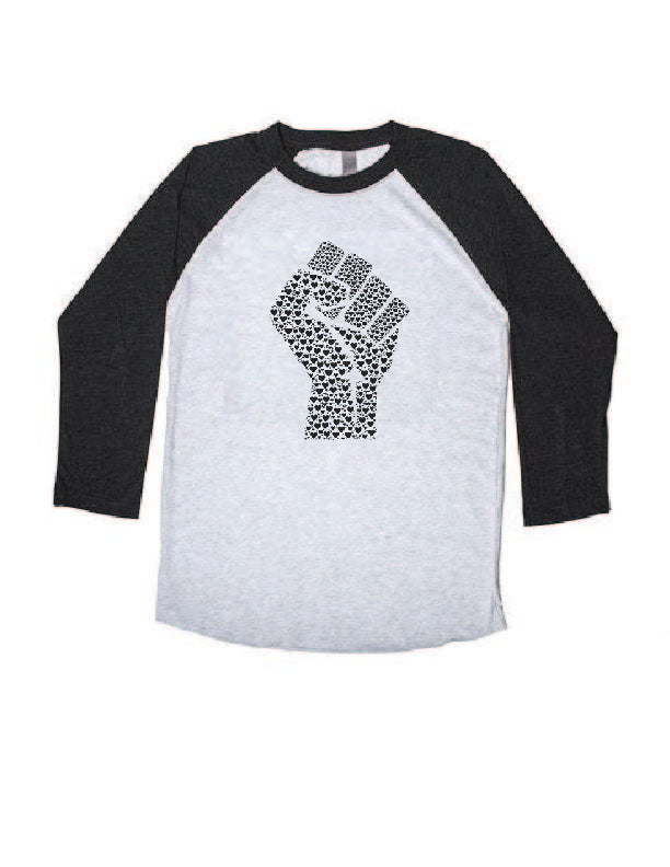 BLM BASEBALL TEE - One Strange Bird