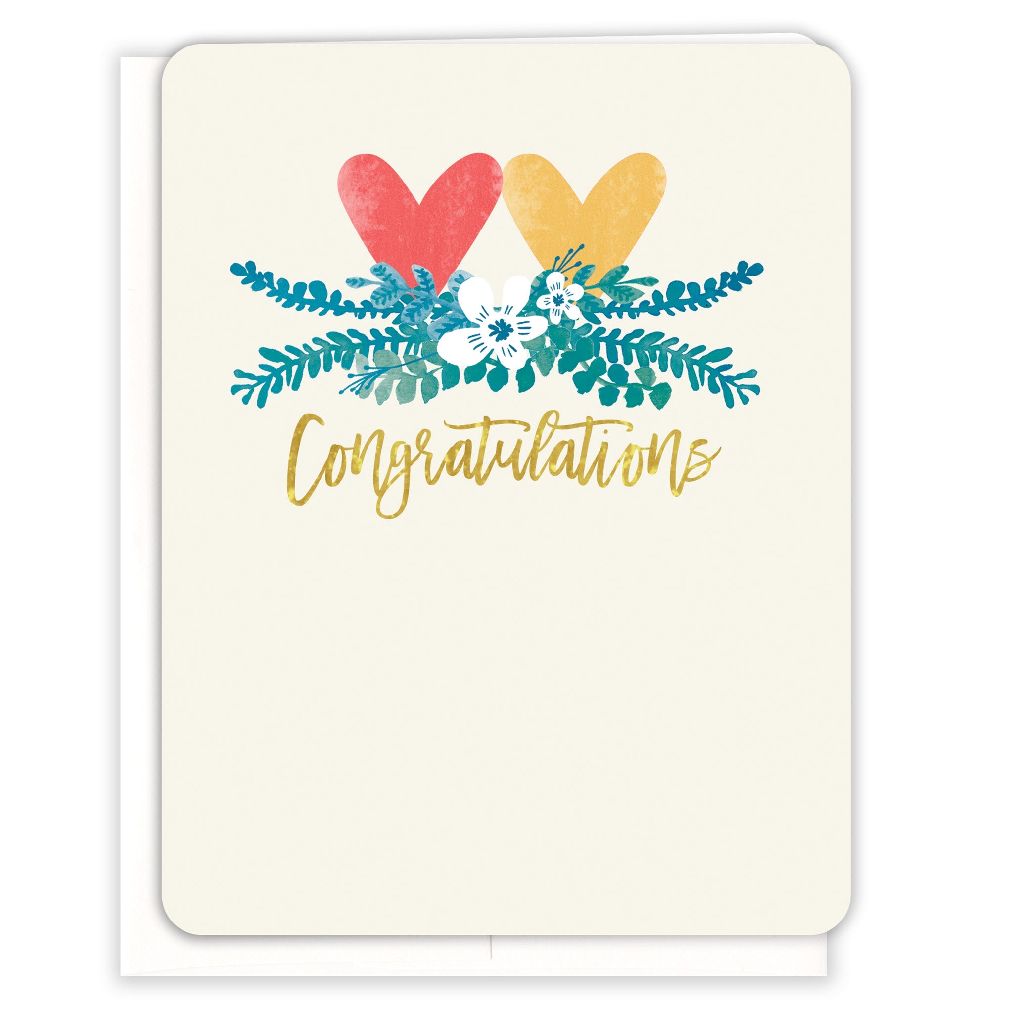 Wedding Hearts Congratulations Card - One Strange Bird