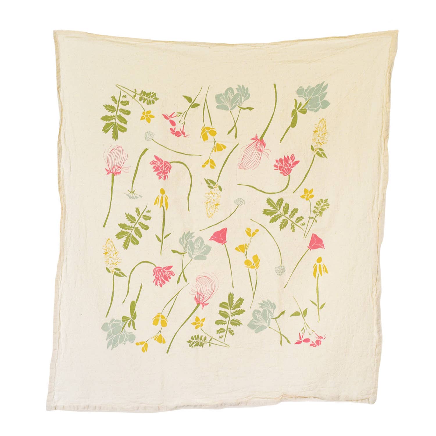 Western Region Wildflowers Towel: 25” x 26”