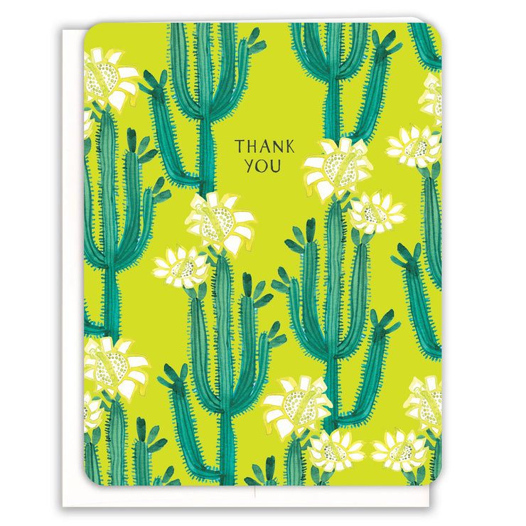 Desert Cactus Thank You Card - One Strange Bird