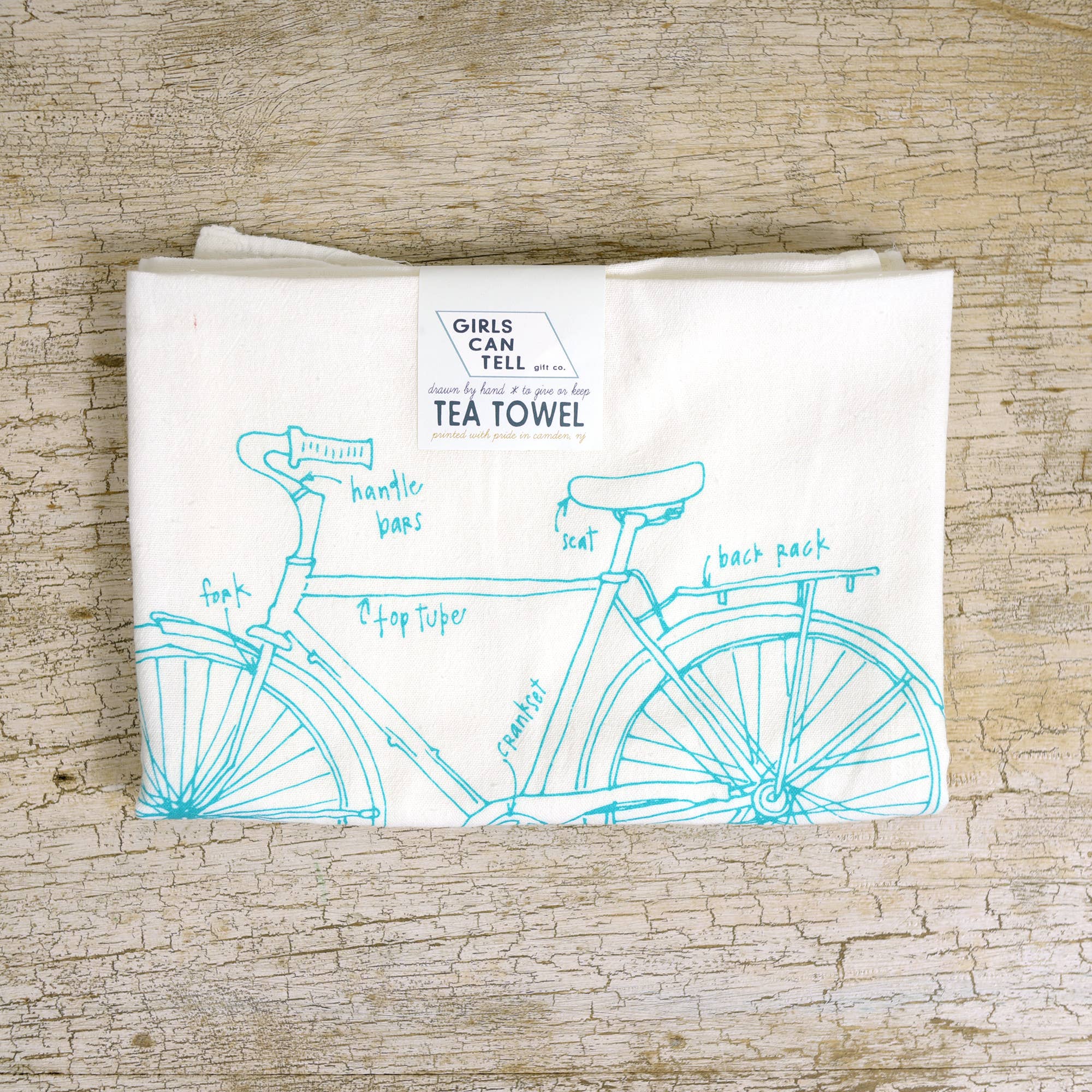 Bicycle Tea Towel - One Strange Bird