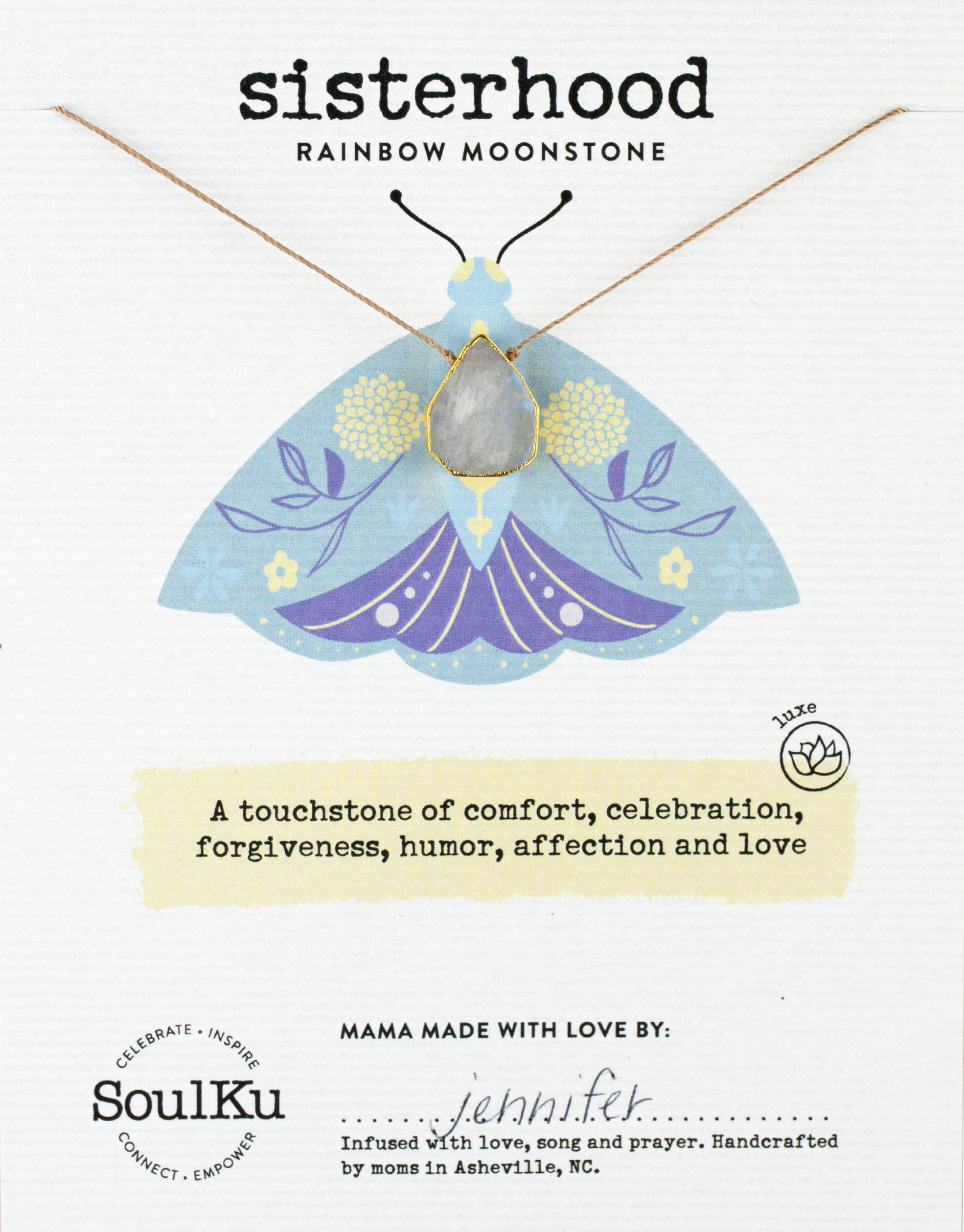 Moonstone Alchemy Necklace for Sisterhood