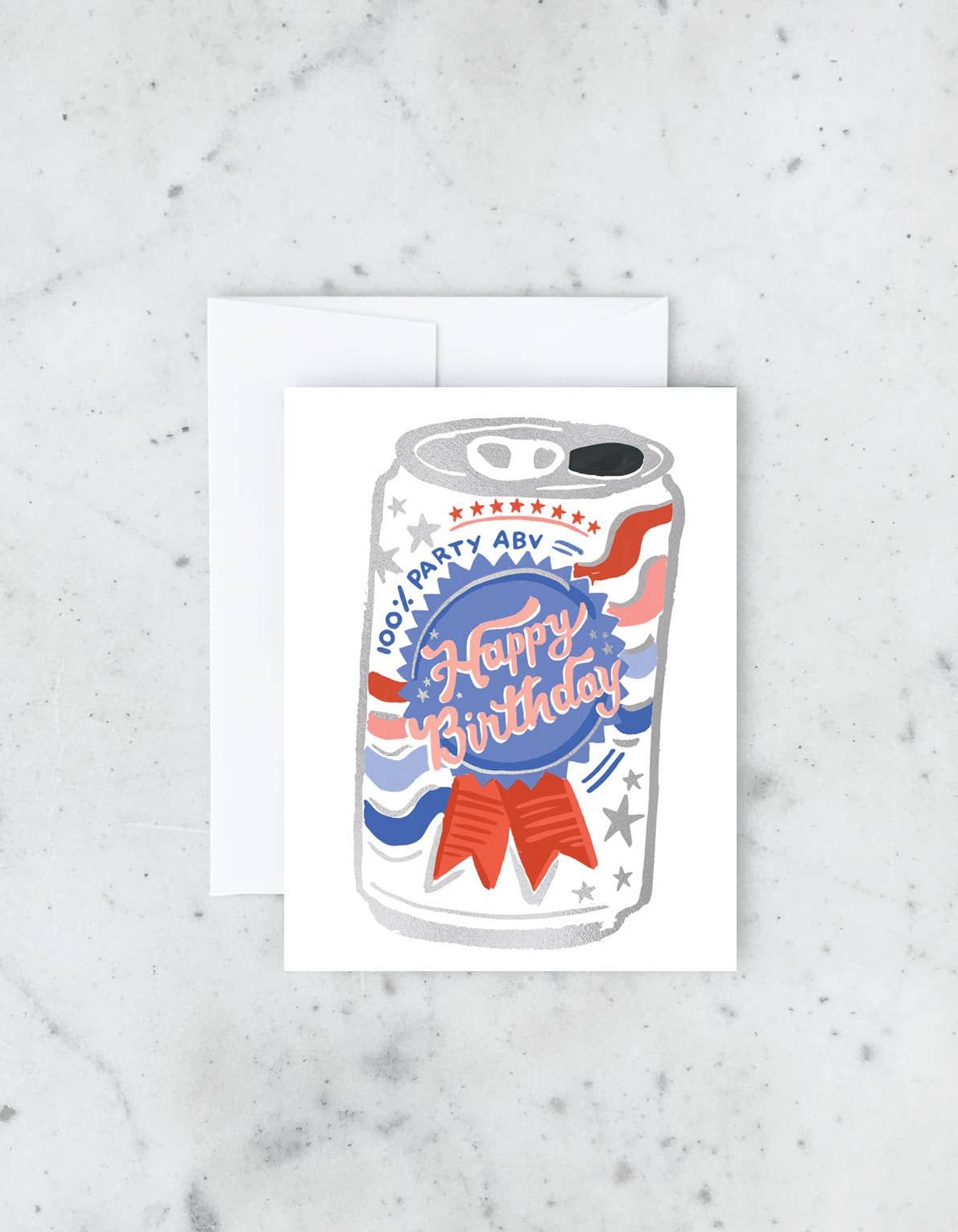 Birthday Beer Card - One Strange Bird