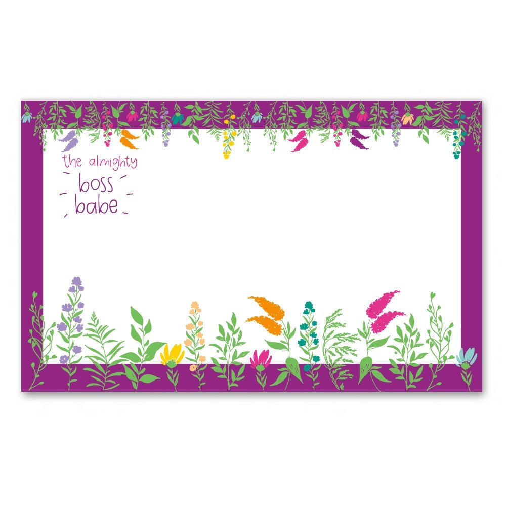BOSS BABE NOTEPAD - One Strange Bird