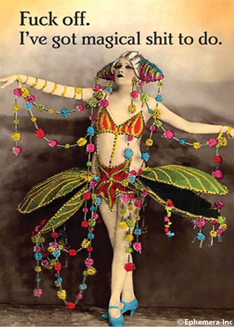 Magnet-Fuck off. I've got magical shit to do. - One Strange Bird