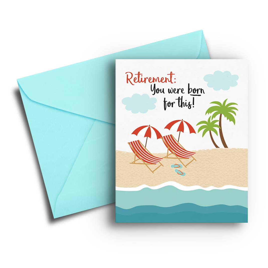 Born for This Retirement Card